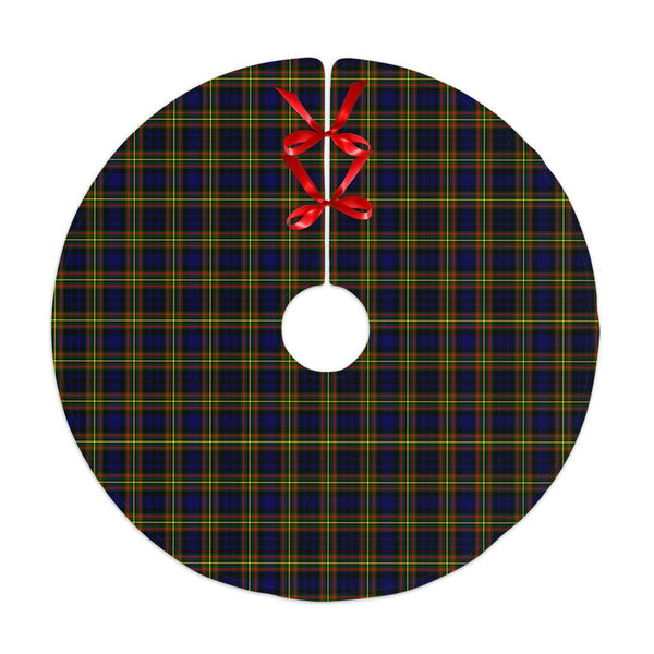Scottish MacLellan Modern Clan Tartan Christmas Tree Skirt No Tassels 1 Tartan Plaid