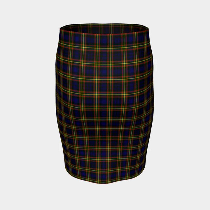 Scottish MacLellan Modern Clan Tartan Fitted Skirt Tartan Plaid 4