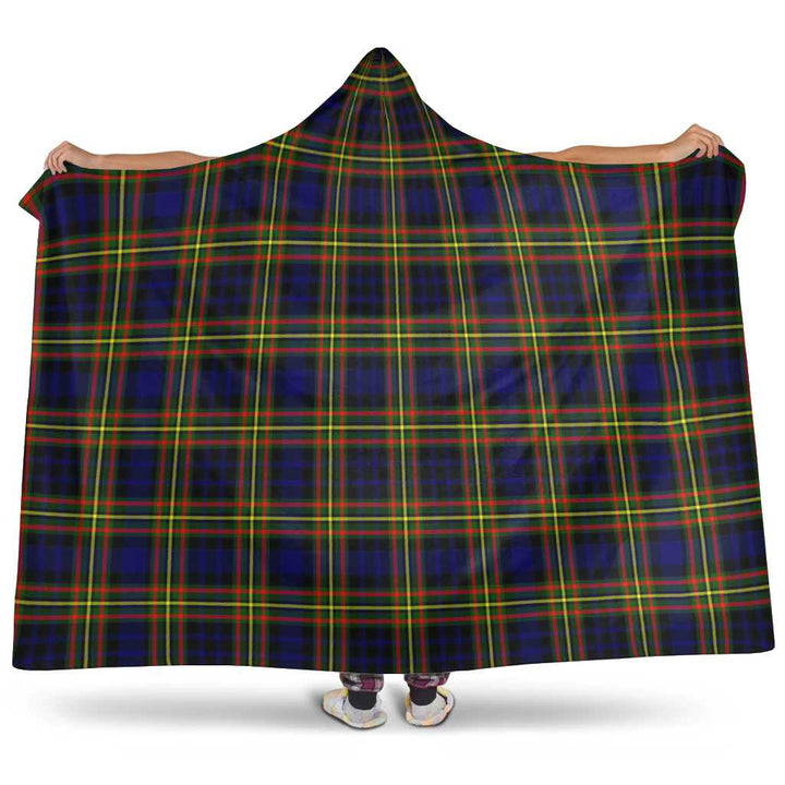 Scottish MacLellan Modern Clan Tartan Hooded Blanket Tartan Plaid 1