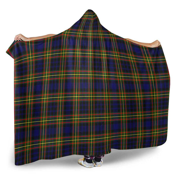 Scottish MacLellan Modern Clan Tartan Hooded Blanket Tartan Plaid 2