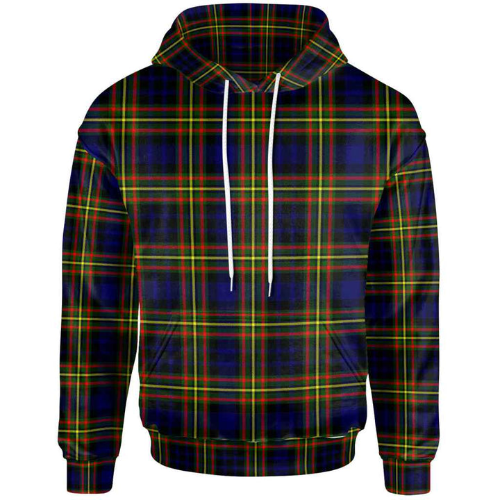 Scottish MacLellan Modern Clan Tartan Hoodie Front Side Tartan Plaid
