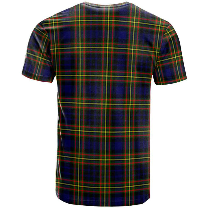 Scottish MacLellan Modern Clan Tartan T-Shirt Back Side Tartan Plaid