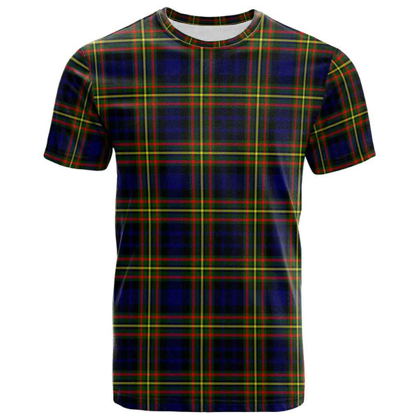 Scottish MacLellan Modern Clan Tartan T-Shirt Front Side Tartan Plaid