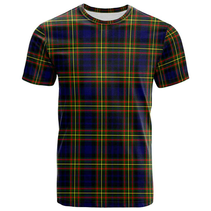 Scottish MacLellan Modern Clan Tartan T-Shirt Front Side Tartan Plaid