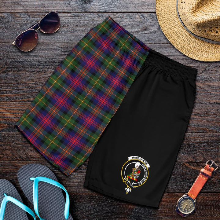 Scottish MacLennan Clan Crest Tartan Half of Me Men's Shorts