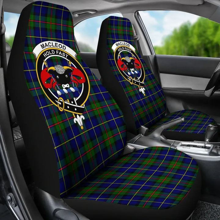 Scottish MacLeod Clan Crest Tartan Car Seat Covers 3