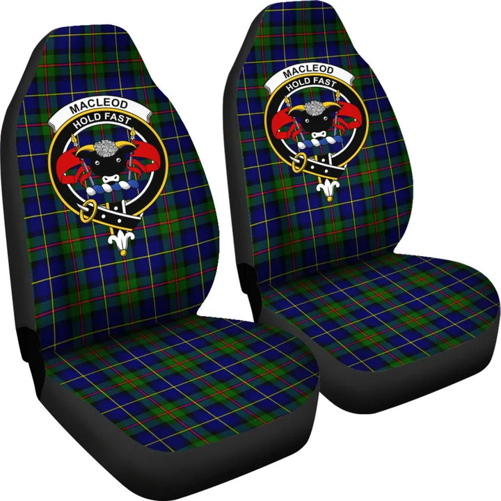 Scottish MacLeod Clan Crest Tartan Car Seat Covers 4