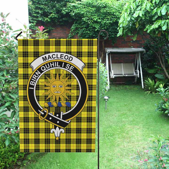 Scottish MacLeod Clan Crest Tartan Garden Flag Tartan Plaid 2