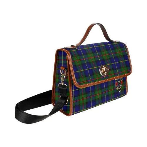 Scottish MacLeod Clan Crest Tartan Waterproof Canvas Bag Tartan Plaid 3