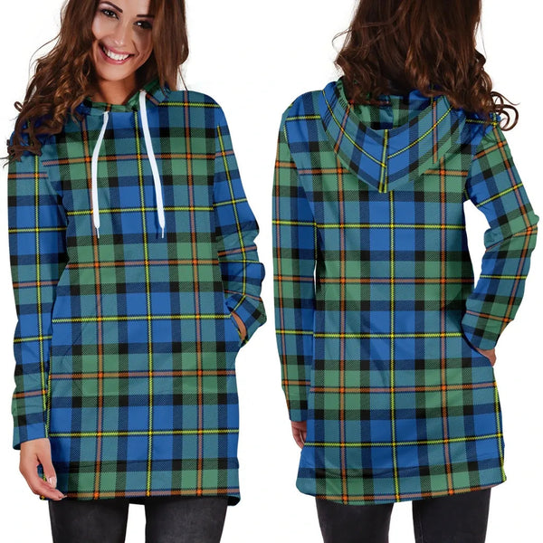 Scottish MacLeod of Harris Ancient Clan Tartan Hoodie Dress