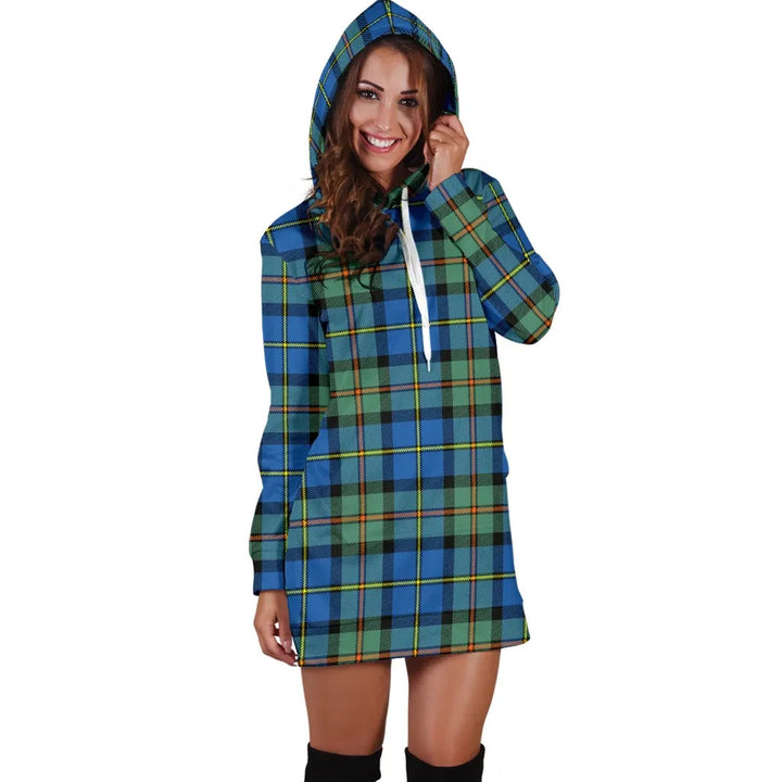 Scottish MacLeod of Harris Ancient Clan Tartan Hoodie Dress