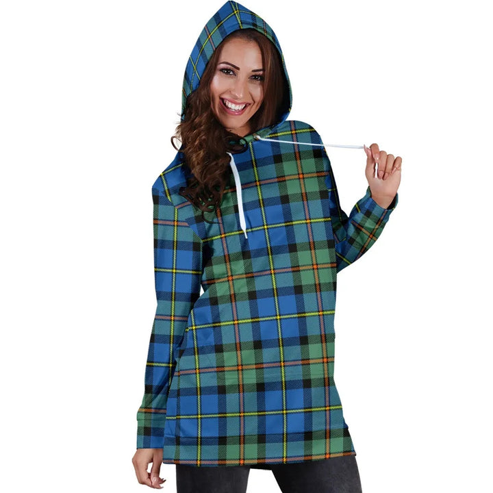 Scottish MacLeod of Harris Ancient Clan Tartan Hoodie Dress