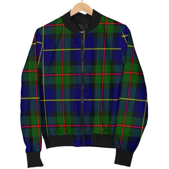 Scottish MacLeod of Harris Modern Clan Tartan Bomber Jacket Tartan Plaid 1