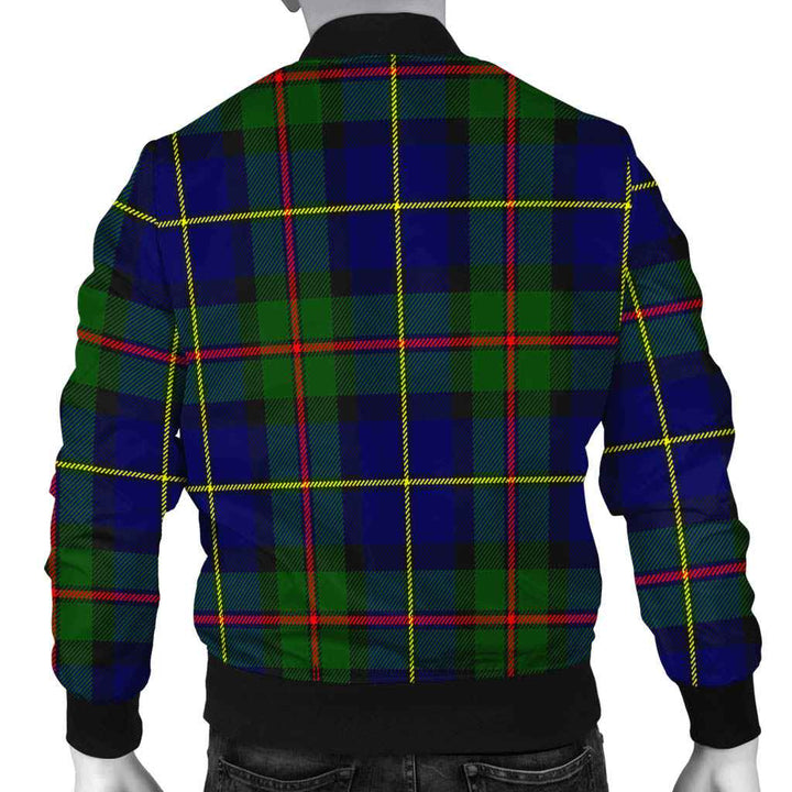 Scottish MacLeod of Harris Modern Clan Tartan Bomber Jacket Tartan Plaid 3