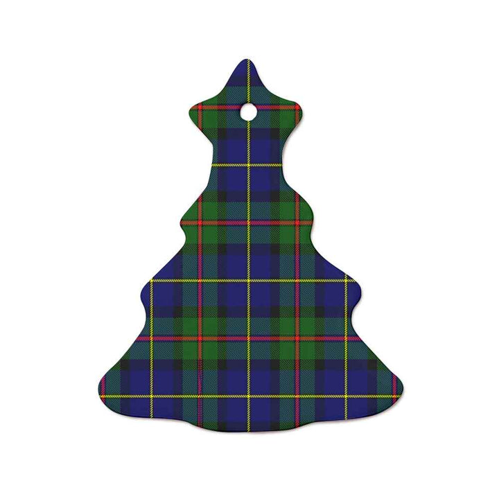 Scottish MacLeod of Harris Modern Clan Tartan Ceramic Ornament  Tree Shape Tartan Plaid