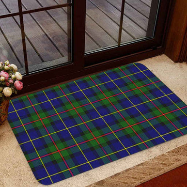 Scottish MacLeod of Harris Modern Clan Tartan Door Mat Tartan Plaid 1