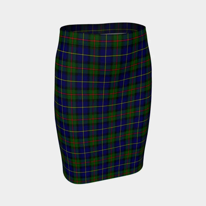 Scottish MacLeod of Harris Modern Clan Tartan Fitted Skirt Tartan Plaid 1