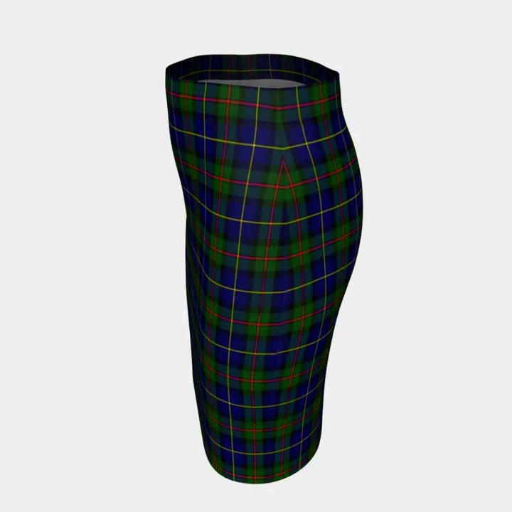 Scottish MacLeod of Harris Modern Clan Tartan Fitted Skirt Tartan Plaid 2