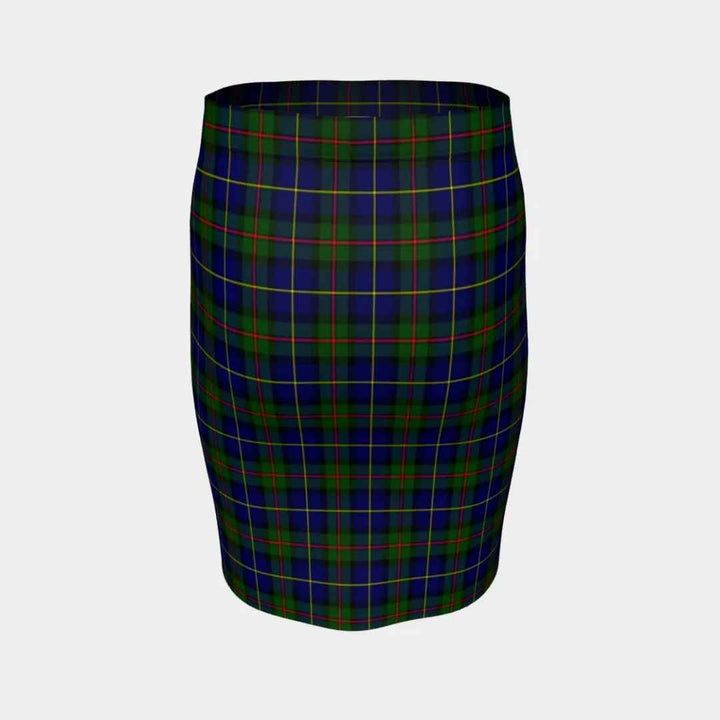 Scottish MacLeod of Harris Modern Clan Tartan Fitted Skirt Tartan Plaid 4