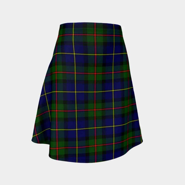 Scottish MacLeod of Harris Modern Clan Tartan Flare Skirt Tartan Plaid 1