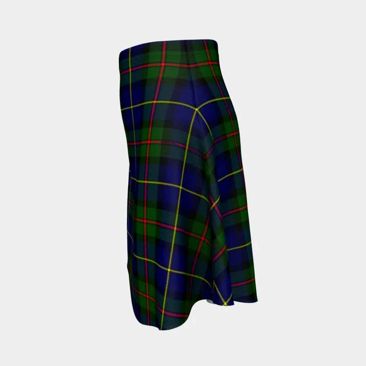 Scottish MacLeod of Harris Modern Clan Tartan Flare Skirt Tartan Plaid 2