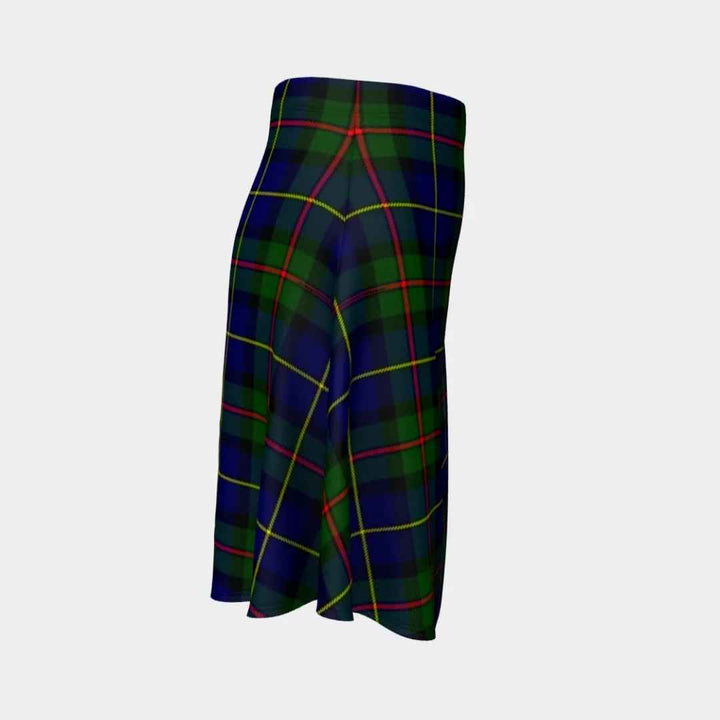 Scottish MacLeod of Harris Modern Clan Tartan Flare Skirt Tartan Plaid 3