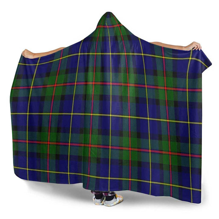 Scottish MacLeod of Harris Modern Clan Tartan Hooded Blanket Tartan Plaid 3