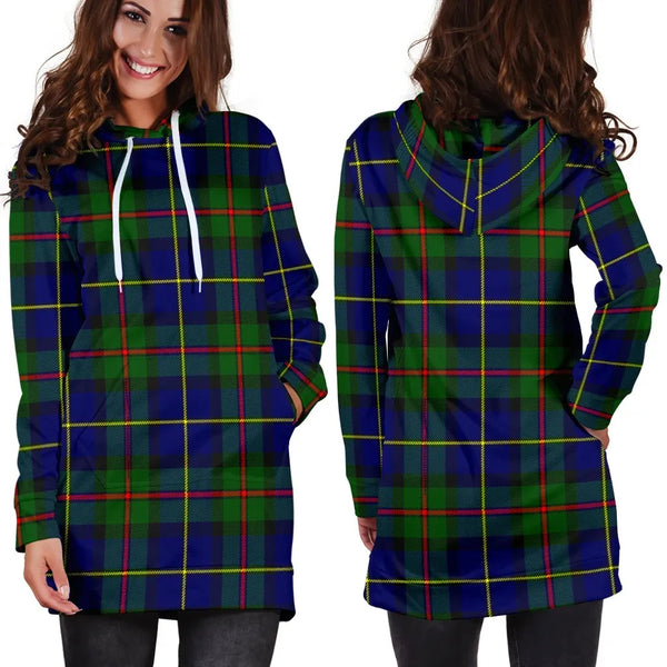 Scottish MacLeod of Harris Modern Clan Tartan Hoodie Dress