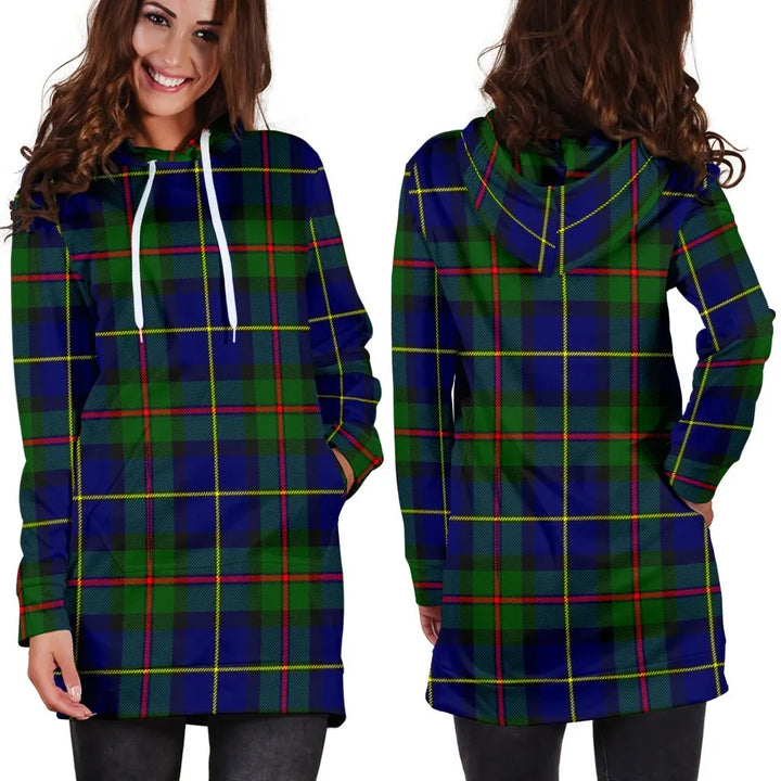 Scottish MacLeod of Harris Modern Clan Tartan Hoodie Dress