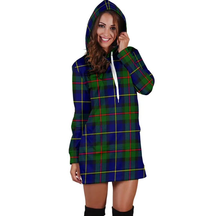 Scottish MacLeod of Harris Modern Clan Tartan Hoodie Dress