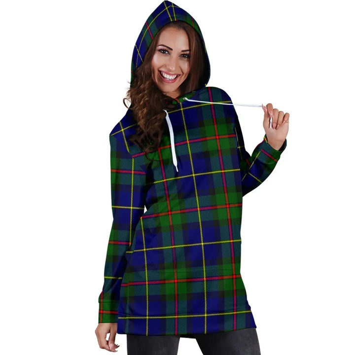 Scottish MacLeod of Harris Modern Clan Tartan Hoodie Dress