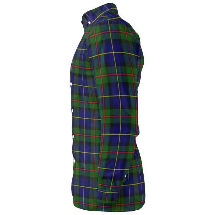 Scottish MacLeod of Harris Modern Clan Tartan Long Sleeve Shirt Tartan Plaid