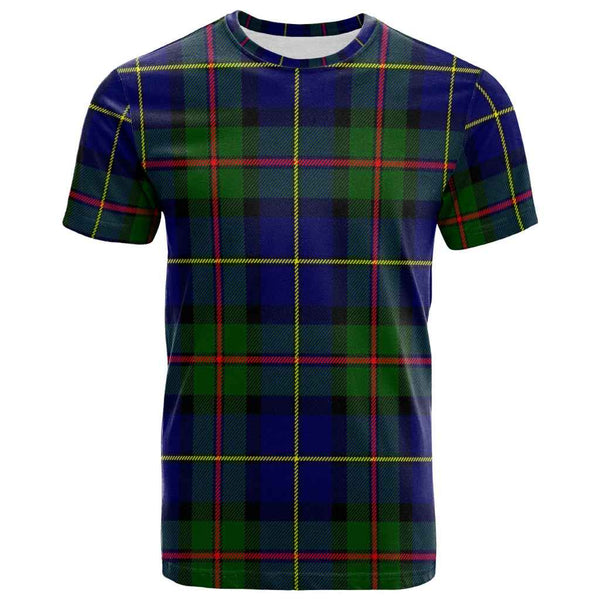 Scottish MacLeod of Harris Modern Clan Tartan T-Shirt Front Side Tartan Plaid