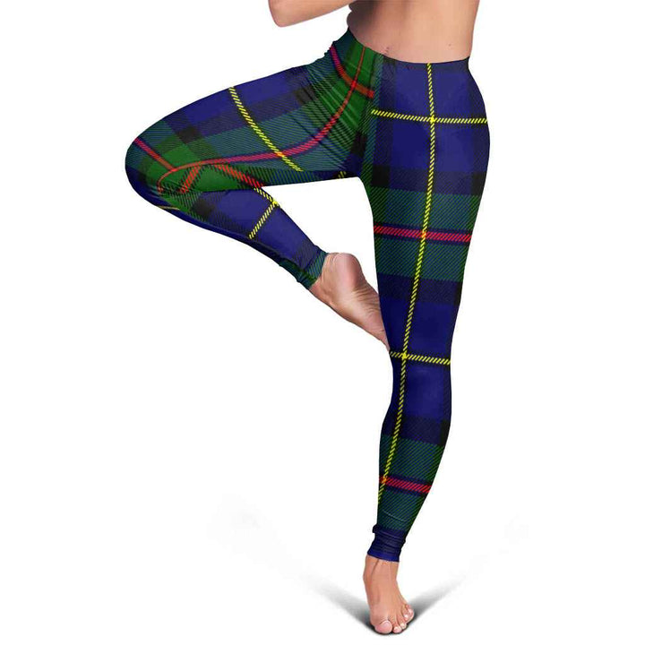 Scottish MacLeod of Harris Modern Clan Tartan Women Leggings Tartan Plaid 5