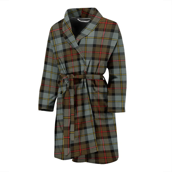 Scottish MacLeod Of Harris Weathered Clan Tartan Bathrobe 2