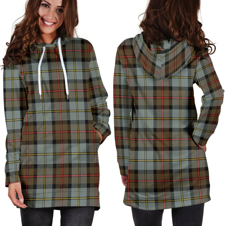 Scottish MacLeod of Harris Weathered Clan Tartan Hoodie Dress
