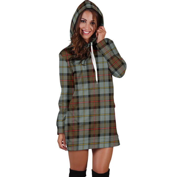 Scottish MacLeod of Harris Weathered Clan Tartan Hoodie Dress