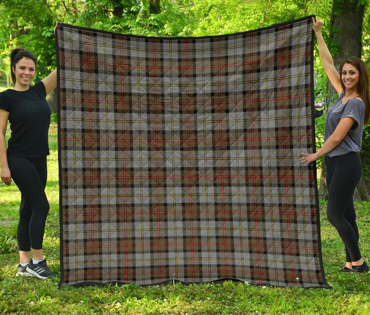 Scottish MacLeod of Harris Weathered Clan Tartan Quilt Tartan Plaid 1