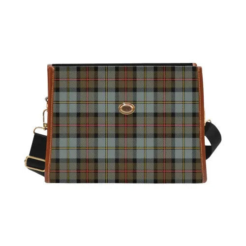 Scottish MacLeod of Harris Weathered Clan Tartan Waterproof Canvas Bag Tartan Plaid 1