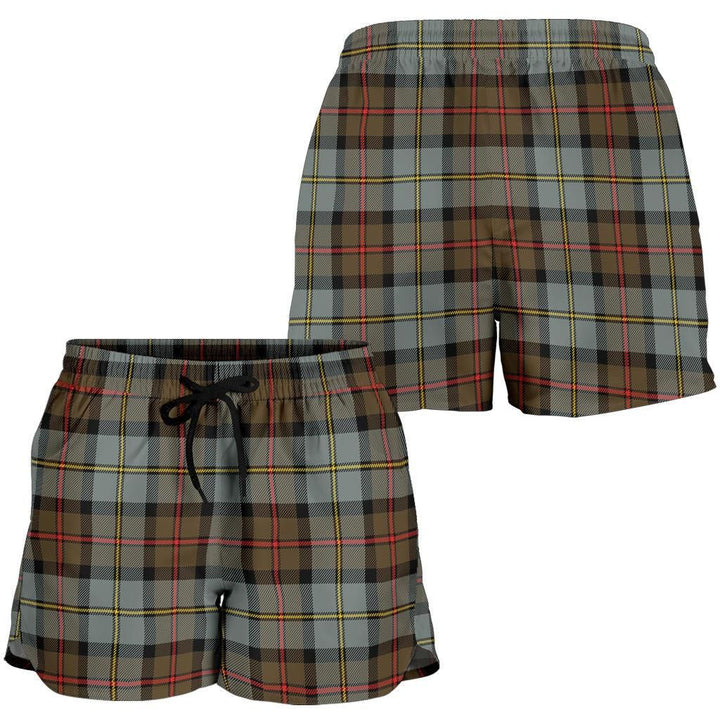 Scottish MacLeod of Harris Weathered Clan Tartan Women Shorts