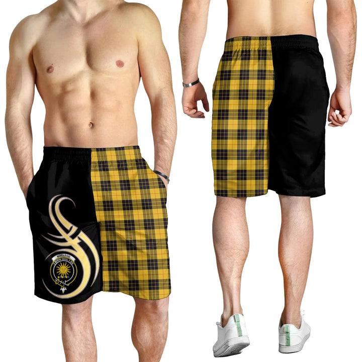 Scottish MacLeod of Lewis Ancient Clan Crest Tartan Believe in Me Men's Shorts