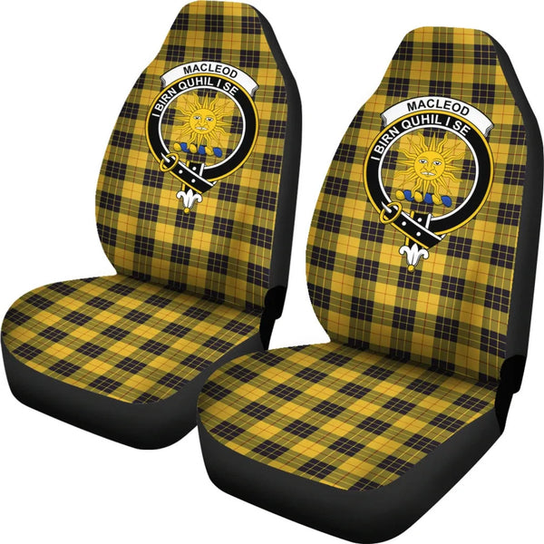 Scottish MacLeod of Lewis Clan Crest Tartan Car Seat Covers 2