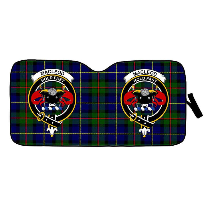 Scottish MacLeod of Lewis Clan Crest Tartan Car Windshield Sun Shade Tartan Plaid 1