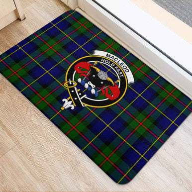 Scottish MacLeod of Lewis Clan Crest Tartan Door Mat Tartan Plaid 2