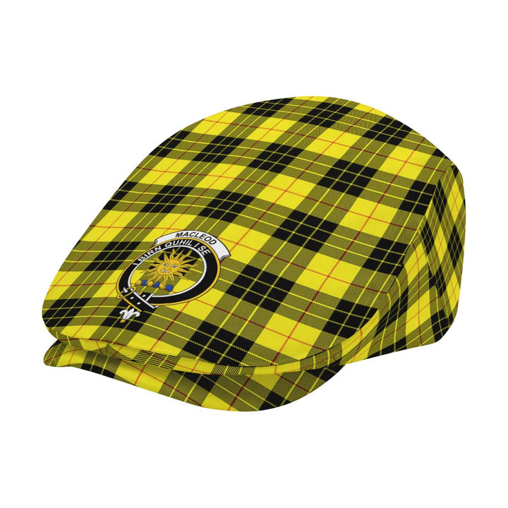 Scottish MacLeod Clan Crest Tartan Flat Cap Tartan Plaid 2