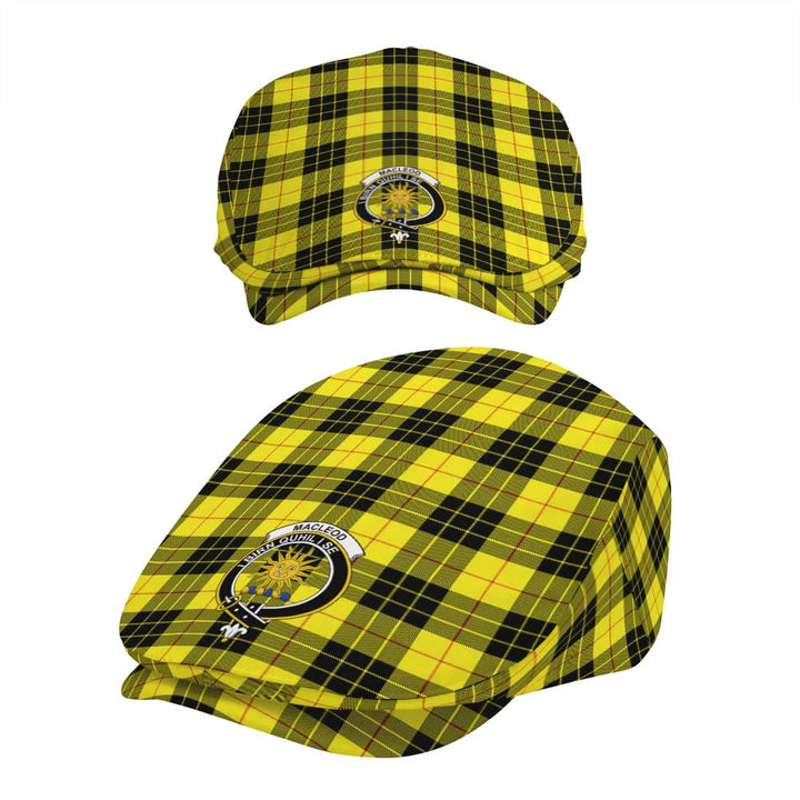 Scottish MacLeod Clan Crest Tartan Flat Cap Tartan Plaid 5