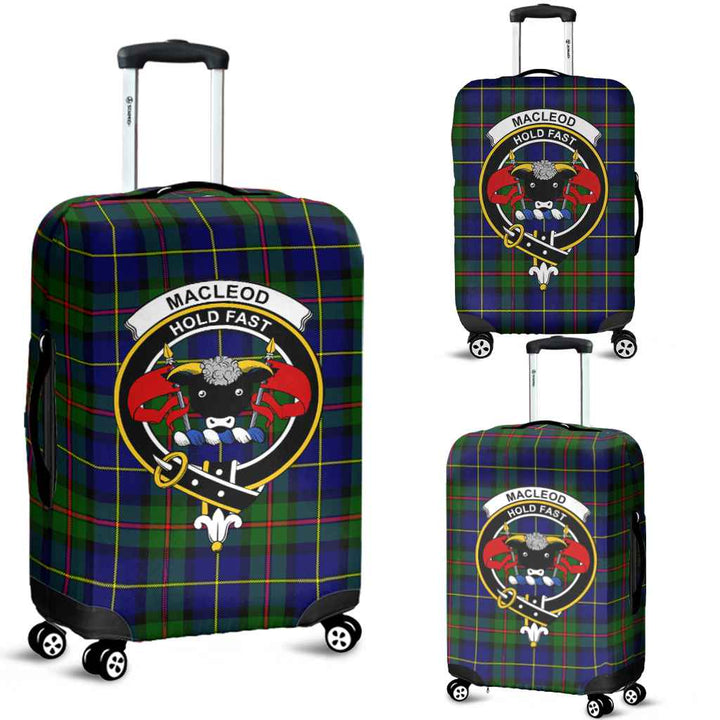 Scottish MacLeod of Lewis Clan Crest Tartan Luggage Cover Tartan Plaid 1