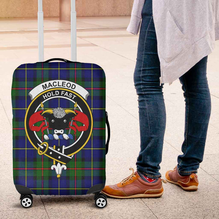 Scottish MacLeod of Lewis Clan Crest Tartan Luggage Cover Tartan Plaid 4