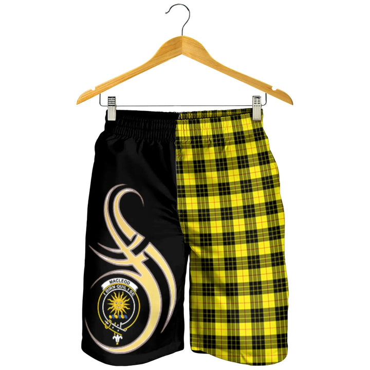 Scottish MacLeod of Lewis Modern Clan Crest Tartan Believe in Me Men's Shorts