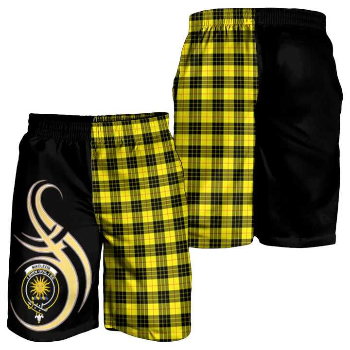 Scottish MacLeod of Lewis Modern Clan Crest Tartan Believe in Me Men's Shorts